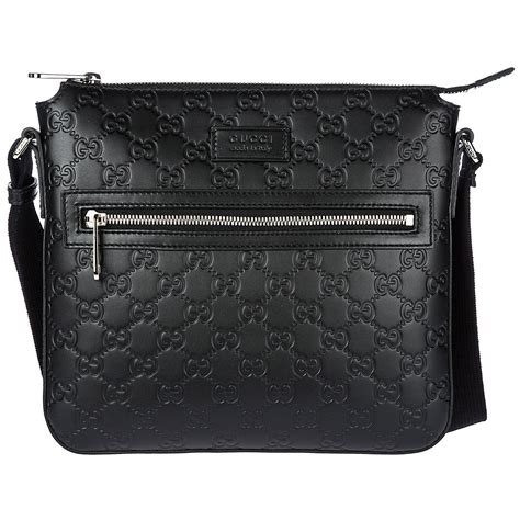 gucci crossbody bag leather with handles|gucci embossed crossbody bag.